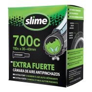 Chambre à air vélo auto-réparante Slime 700 x 35 - 43C - Valve Schrader